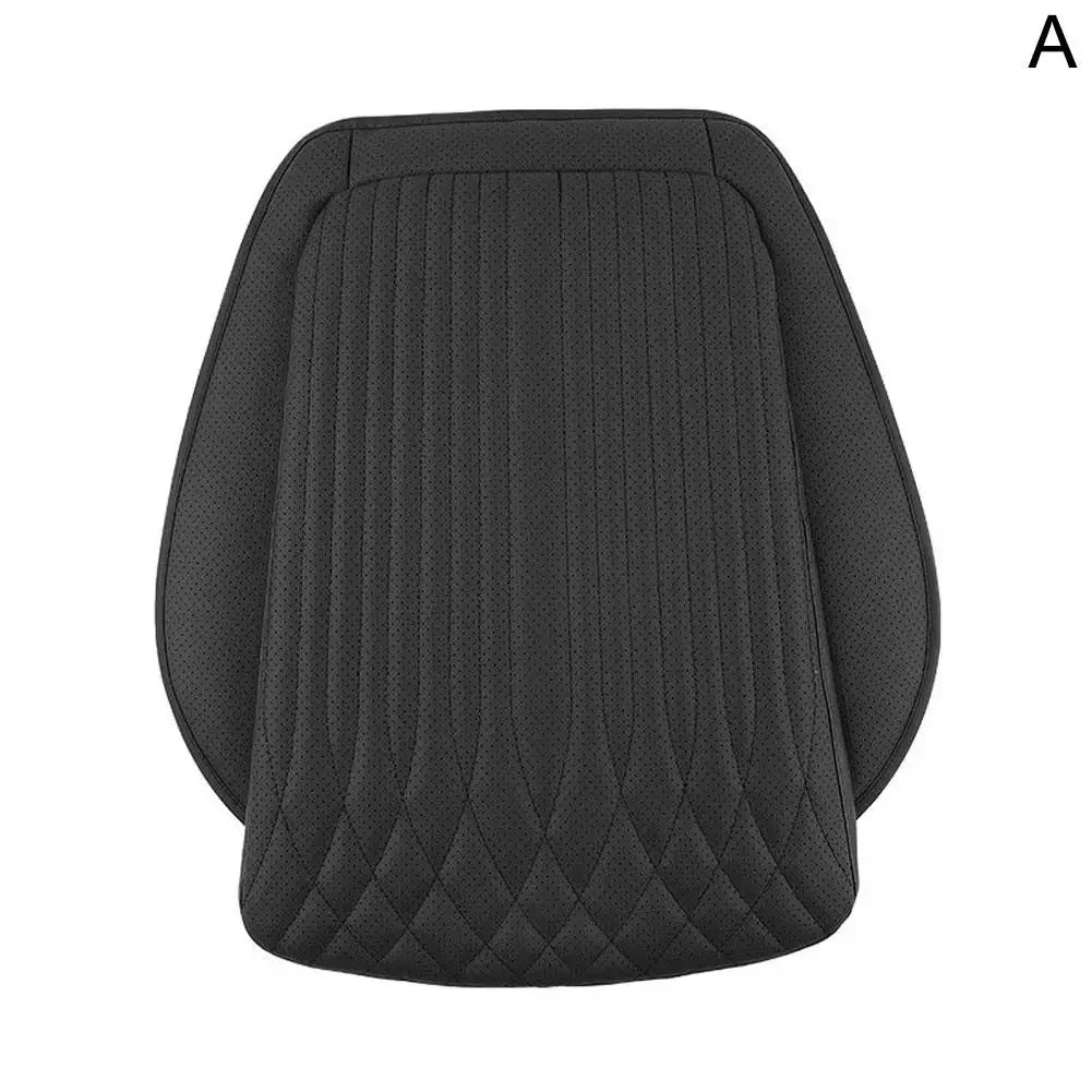 54cm Breathable Car Seat Cushion Luxury Leather Commercial Vehicle Non-slip Support Pad Universal High Rebound Sponge Seat Cover