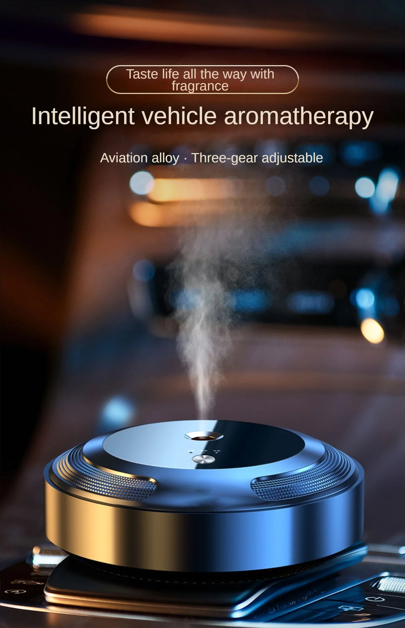 Car Fragrance Diffuser For Home Office Essential Oil Diffuser Car Air Freshener Battery Operated Scent Air Machine Accessories