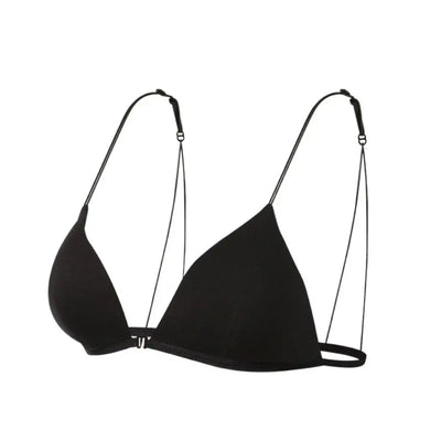 Breathable Triangle Bras for Women Beauty Back Push-up Wireless Bra Thin Strape Lingerie French Style Bra Girls