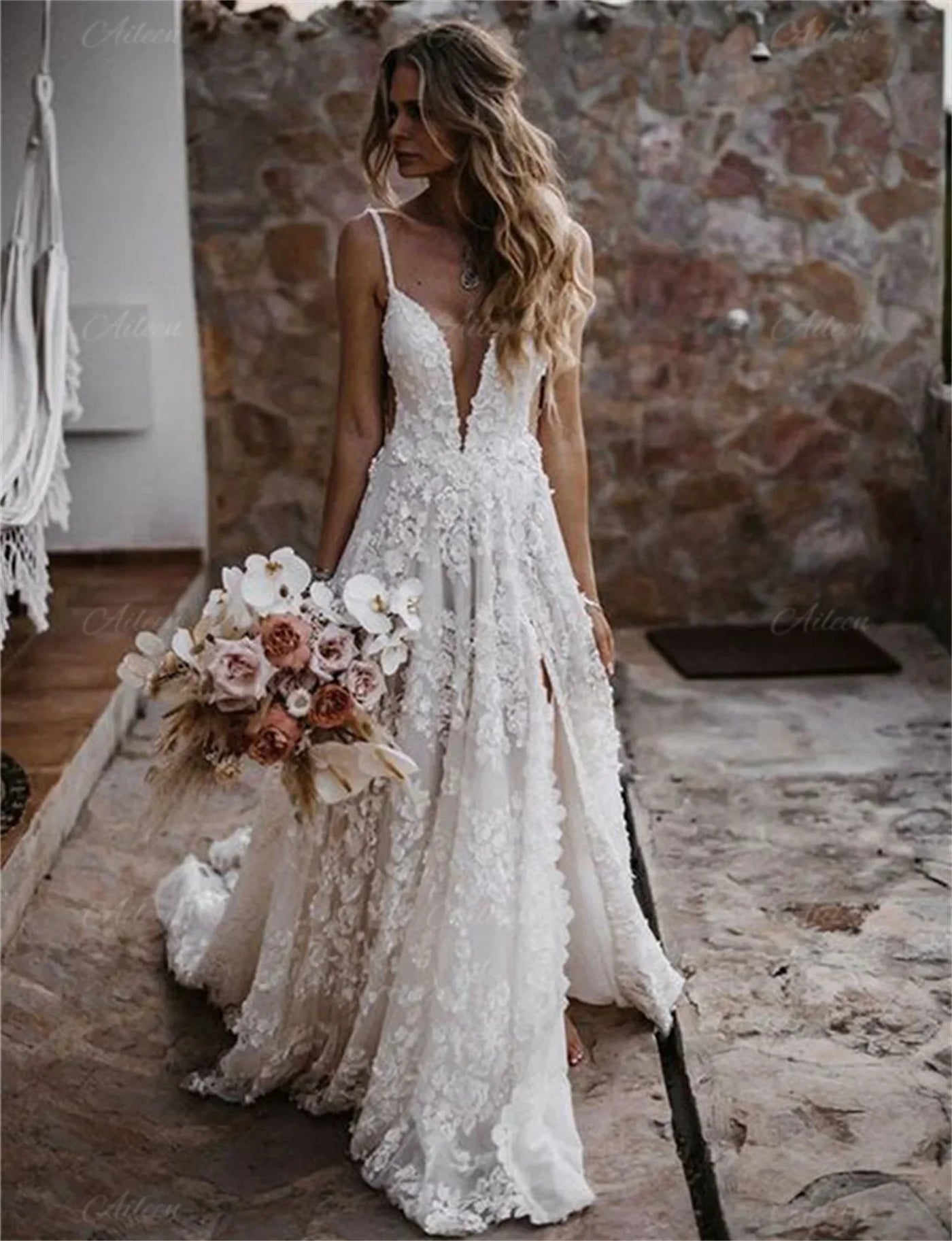 A-line Very Elegant Evening Dresses for a Wedding Dress Customized V-neck White Bridesmaid Dress Woman Bespoke Occasion Dresses