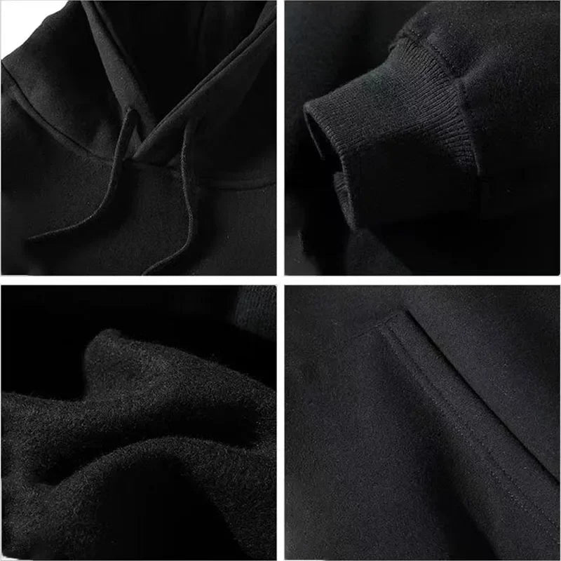 Man Hooded Sweatshirts All Season Daily Casual Sports Hoody Coats Home Outdoor Comfort Gym Fitness Hoodies Fashion Men's Clothes