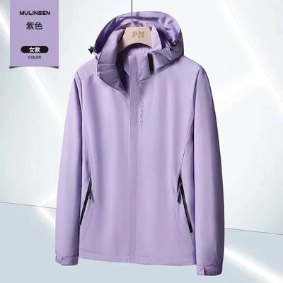 Waterproof Windbreaker Jackets For Women Men Camping Climbing Outdoor Hiking Coats Spring Autumn Unisex Outerwear