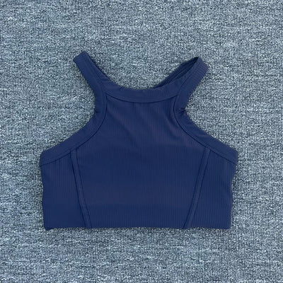 Women Breathable Sports Bra Fitness Top Women Seamless Yoga Bra High Strength Shock-Absorbing Sports Bra Gym Workout Top