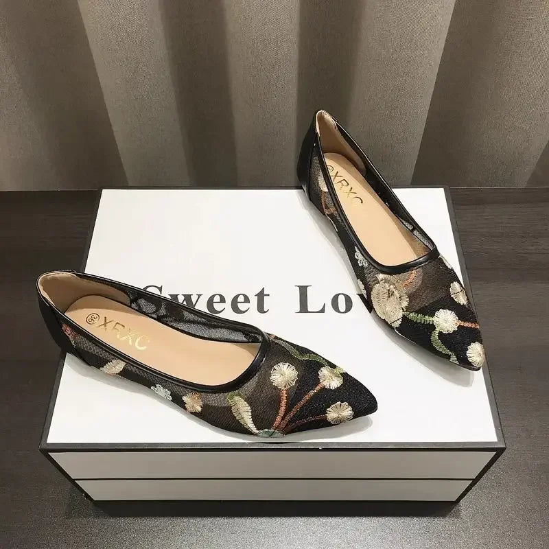 Non Slip Shoes for Women High Quality Fashion Casual Woman Flats Genuine Mark On Offer Comfortable and Elegant Stylish Popular