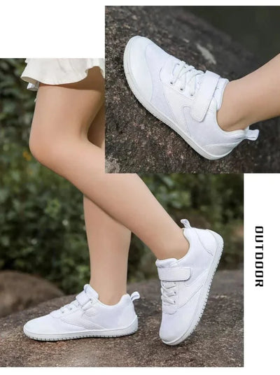 Little Big Kid Wide Barefoot Shoes Boys Girls Minimalist Sneakers Lightweight Non Slip Natural Children Walking Shoes Skate Flat