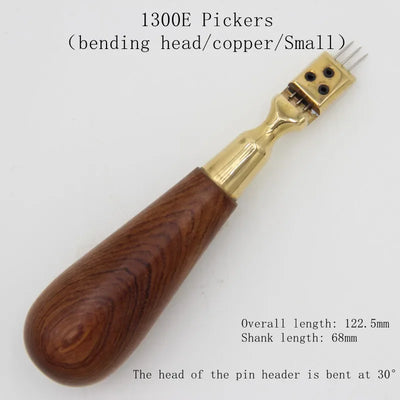 Piano tuning repair tools, pin pliers, pin headers, rotatable, retractable, bendable, gourd-shaped mahogany handle.