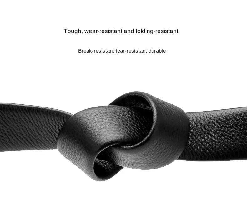 High Quality Alloy Buckle Genuine Real Leather Vintage H Automatic Buckle Belt for Men | Male