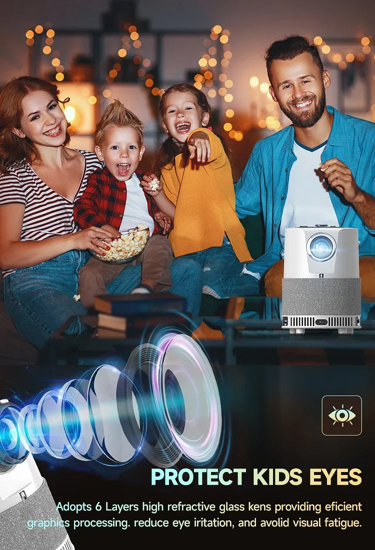 Projector2024 New Products Portable Projector Mini Android Lcd 4K Smart Tvs HD 4K 1080P Home Theater Projector