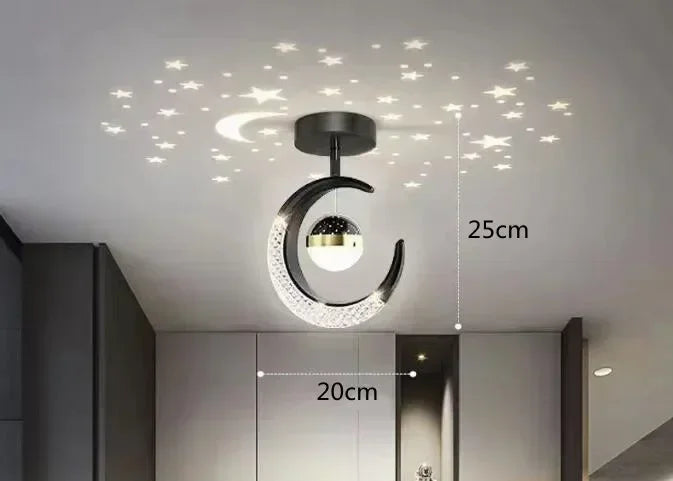 Home decor corridor ceiling light star chandelier modern living room bedroom bedside chandelier bar atmosphere decor chandelier