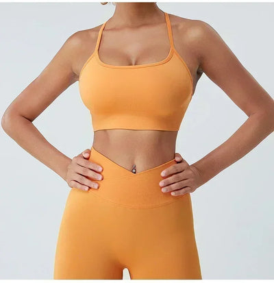Yoga, Sports, Cycling, Vest, Halter Bra for Women, Seamless Breathable, High-support Sports Bra, Yoga, Running, Gym Exercise