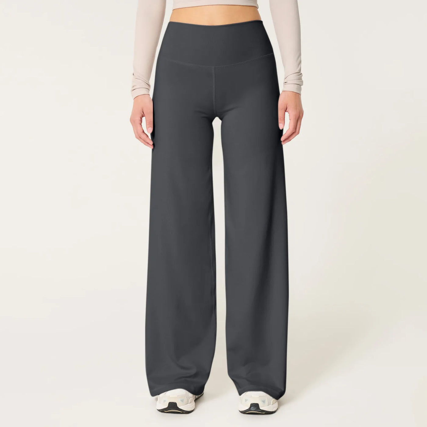 Wide Leg Pants For Women Yoga Pants High Waist Sweatpants With Pockets Stretch Pants Comfy Workout Sports Sweatpants Leggings