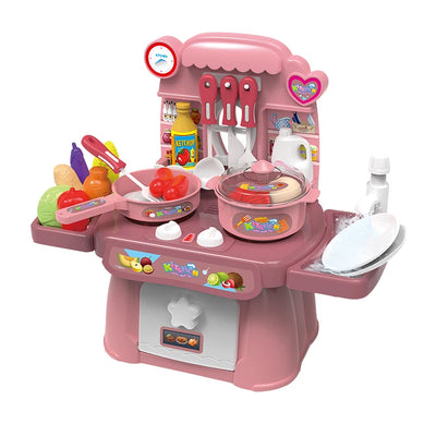 Simulated Kitchen Toys Kitchenware Lighting and Sounds Cooking Game Set Children Fun Educational Toy Educational Toys Boys Girls