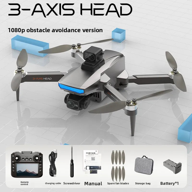 new product Q7 three-axis gimbal high-definition aerial photography drone automatically returns and remotely controls avoidance