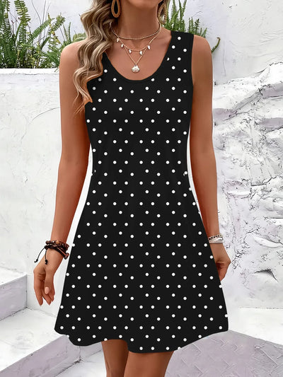 Women Summer Sleeveless Bohemian Dress Exclusive Print Vacation Dress  Birthday Dress for Women Beach Dress Dress for Women