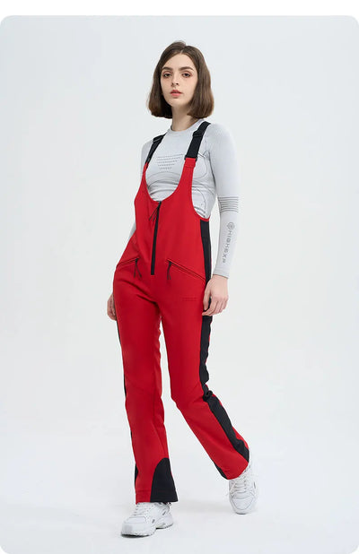 HIGH EXPERIENCE Ski Pants for Women Waterproof Camping Hiking Outdoor Thick Warm Skiing Snowboarding Winter Ski overalls