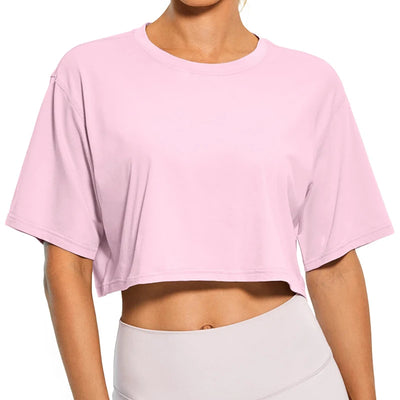 Crew Neck Fashion Women T Shirt Street Casual T-Shirt Solid Plus Size Top Tees Sexy Slim Summer Short Sleeve Women's Clothing