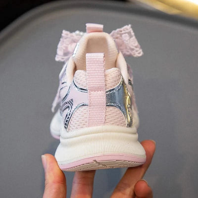 Children Sports Shoes 2025 New Spring Autumn Boys White Shoes Girls Breathable Mesh Casual Soft Sole Sneakers Kids Running Shoes