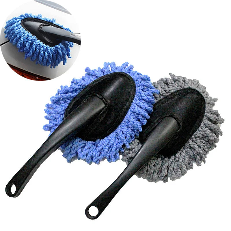 1pc Car Cleaning Tools Car Dust Mop Microfiber Washing Brush Dusting Tool Duster Home Clean Dust Removal Car Wash Brush