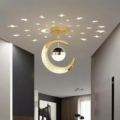 Home decor corridor ceiling light star chandelier modern living room bedroom bedside chandelier bar atmosphere decor chandelier