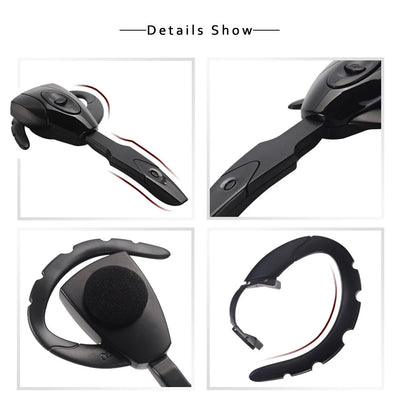 Wireless Noise-Canceling Earbuds with Built-In Microphone Bluetooth-Compatible Smartphones Tablet Headset Car
