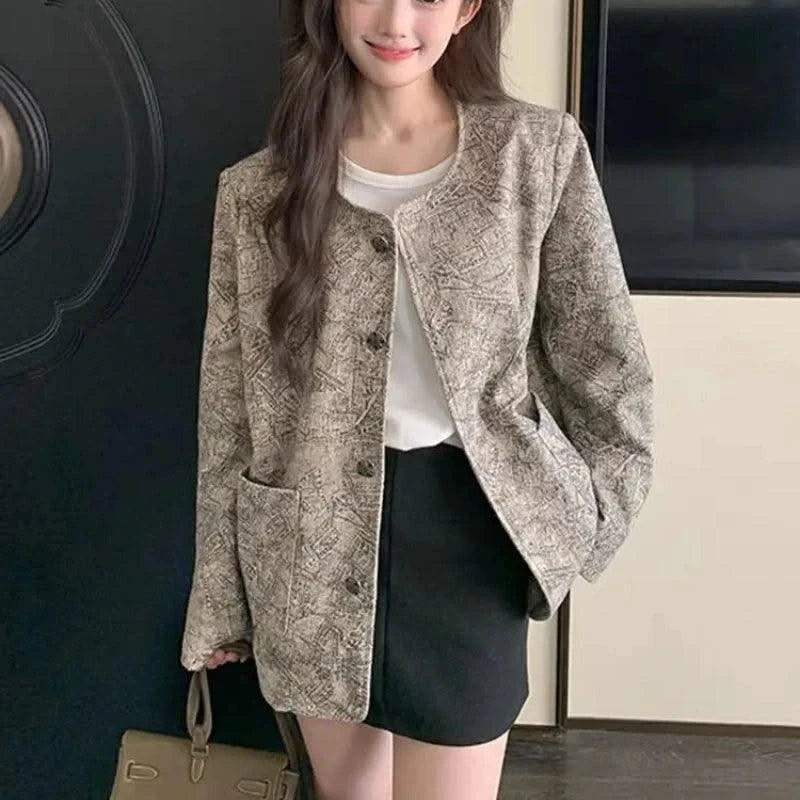 Women's Jackets High Quality Long Sleeve Female Coat Spring Autumn New Products Luxury Sale Cheap Lined Korean Style Casual