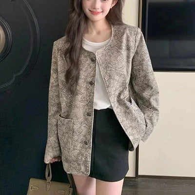 Women's Jackets High Quality Long Sleeve Female Coat Spring Autumn New Products Luxury Sale Cheap Lined Korean Style Casual