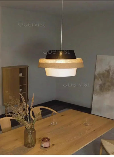 Nordic Fabric Chandelier Lighting Living Dining Bedroom Modern Restaurant E27 Pendant Lights Home Decor Hanging Lamps Fixtures
