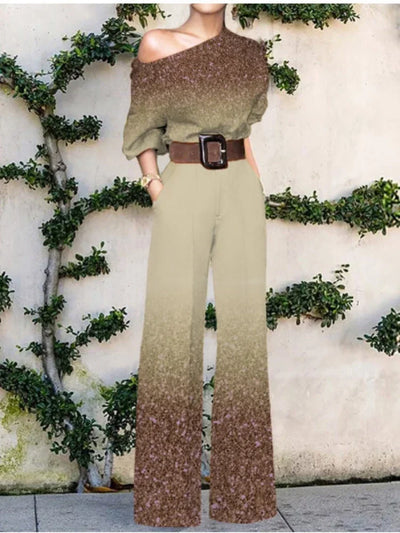 Women Jumpsuits New In Spring Autumn Female Chic Elegant Office Lady Wide Leg Pants Bodysuits Jump Suits for Women One Pieces