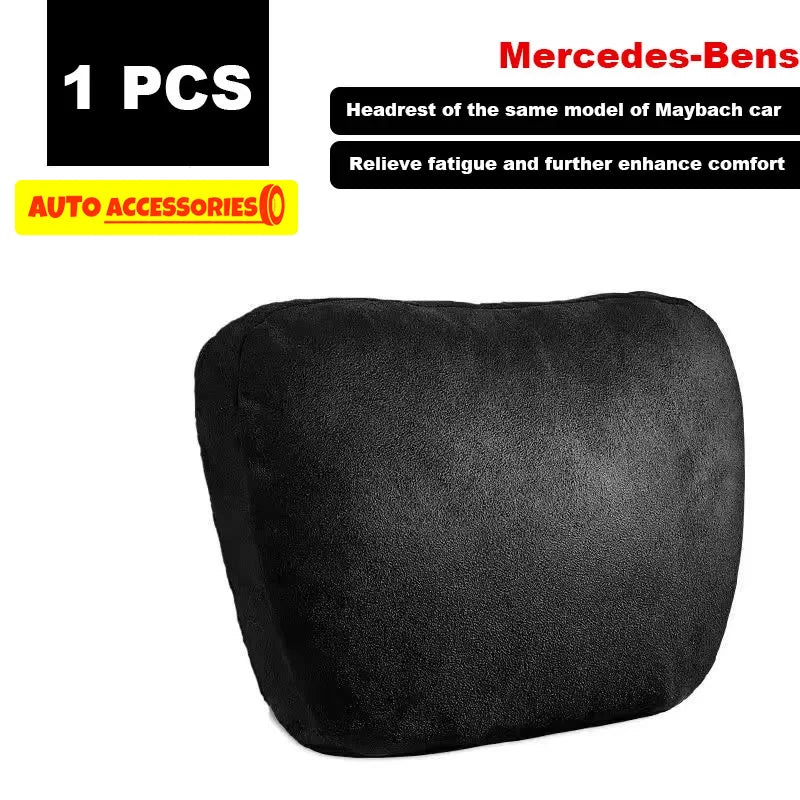 Car Headrest Neck Support Seat / Maybach Design S Class Soft Universal Adjustable Car Pillow Neck Rest Cushion High Quality