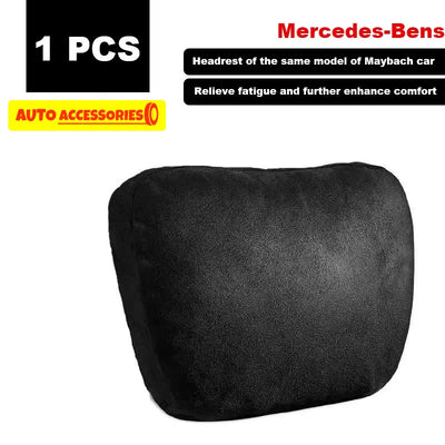 Car Headrest Neck Support Seat / Maybach Design S Class Soft Universal Adjustable Car Pillow Neck Rest Cushion High Quality