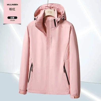 Waterproof Windbreaker Jackets For Women Men Camping Climbing Outdoor Hiking Coats Spring Autumn Unisex Outerwear