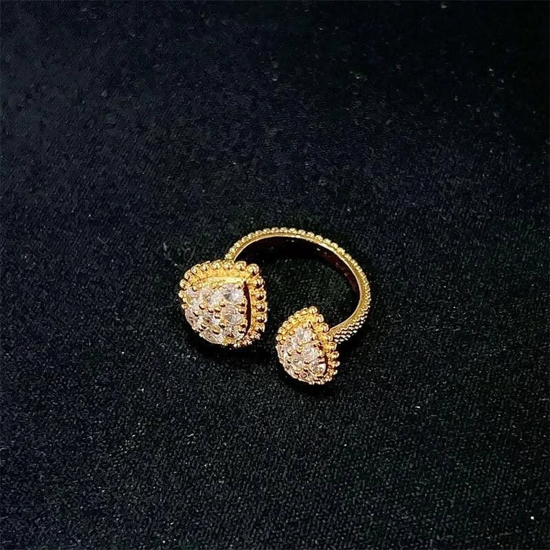 Women's Drip Diamond Necklace 18K Gold Plated Elegant Gift for Her