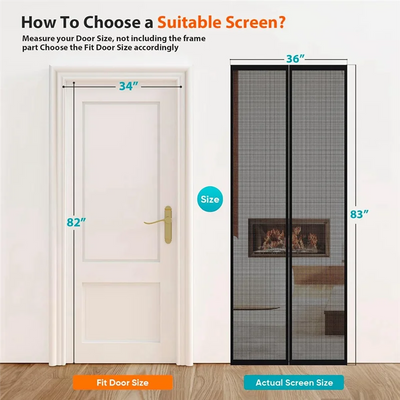 A19F-Magnetic Screen Door For French Doors French Door Screen Screen Door For Sliding Glass Door