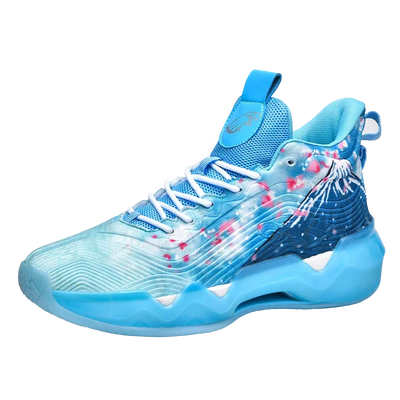 Basketball shoes men wear absorbing shock rebound sports actual combat college students training shoes new high-top combat boots