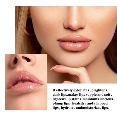EELHOE Lip Scrub for Brightening: Cleansing Lip Keratin & Dead Skin, Moisturizing, Softening, Hydrating Lip Scrub