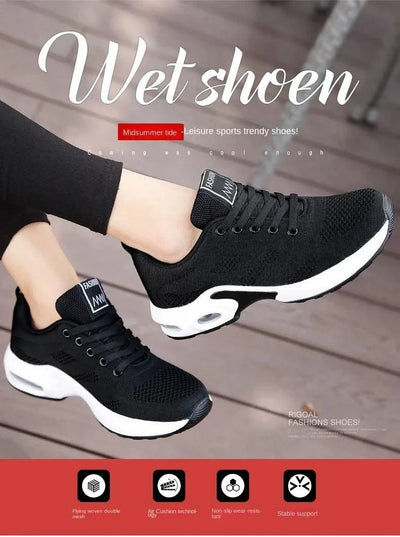 Sports Shoes for Women Spring White Breathable Casual Sneakers Summer Breathable Air Cushion Running Zapatillas Mujer Girl Shoes