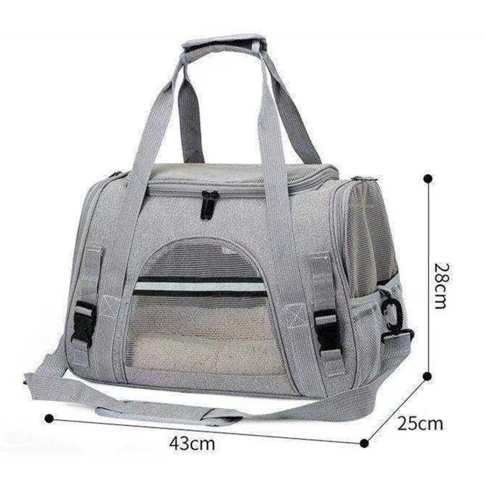 Pet Carrier Portable Cat And Dog Outgoing Bag Breathable Pet Car Carrying Bag