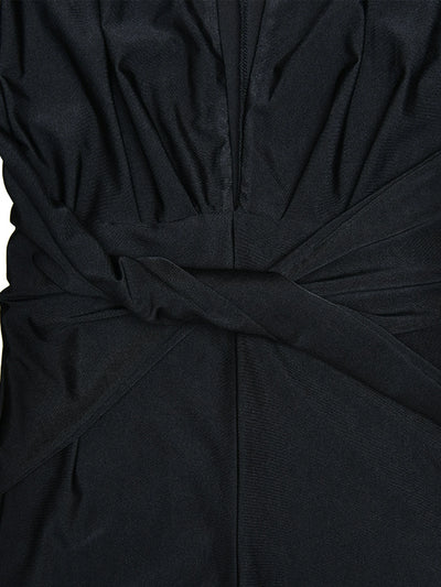 Sexy black satin bodycon jumpsuit women pants summer one pieces romper jumpsuit woman elegant long sleeve jumpsuits club outfits