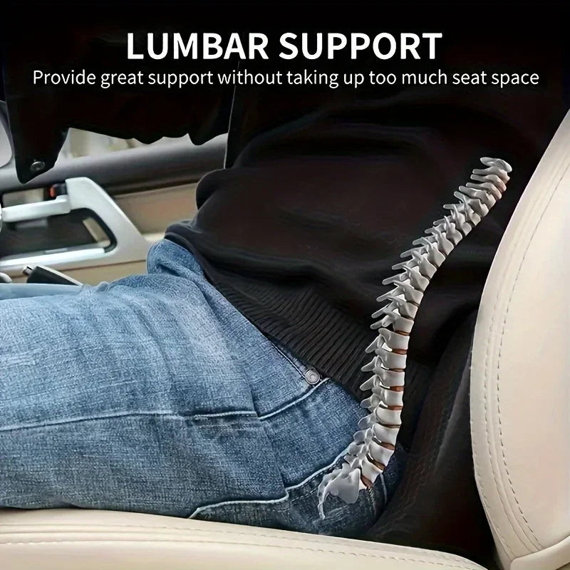 Car Seat Cushion, 2 in 1 Memory Foam Seat Pad for Sciatica and Lower Back Pain Relief, Seat Cushion for Car Seat Driver