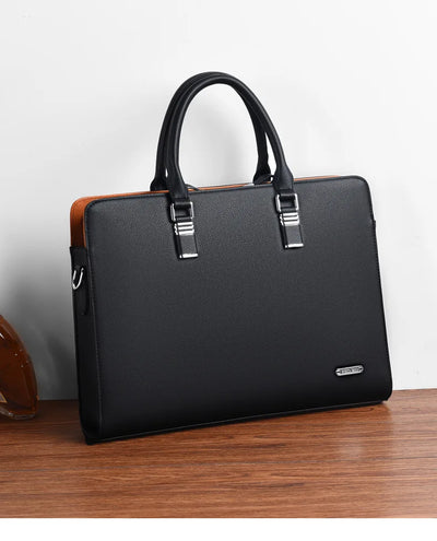 Men Business Briefcase for Husband Shoulder Bag MaLE Laptop Briefcases Bags Large Capacity Men's Handbag Bolso Grande Mujer