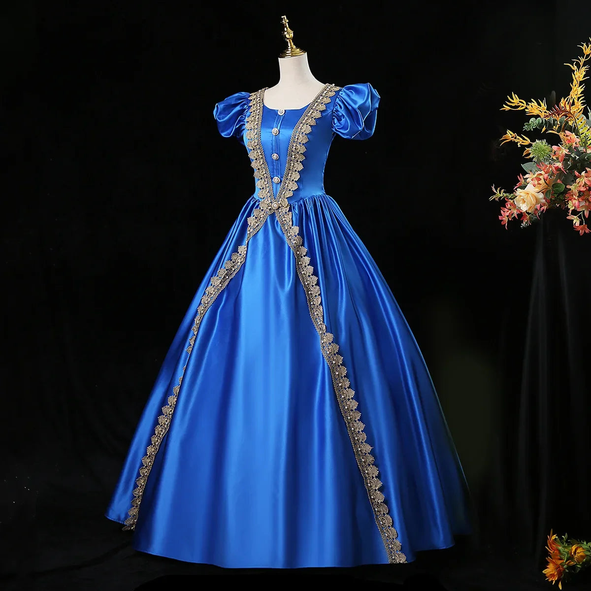Customized Ball Gown Medieval Dresses Court Victorian Marie Birthday Party Gowns Masquerade Theater Halloween Abendkleider