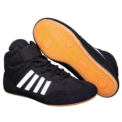 Boxing wrestling shoes children's adult training men women combat fighting Sanda high top shoes boots strength weightlifting gym