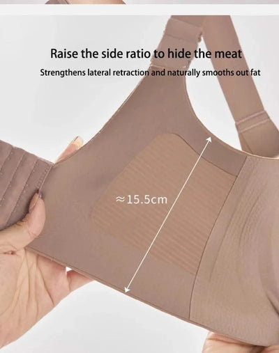 Plus Size Women Seamless Bras Sexy V Waist Brassiere Padded Wireless Soft Sleepwear Female Solid Breathable Underwear Lingerie