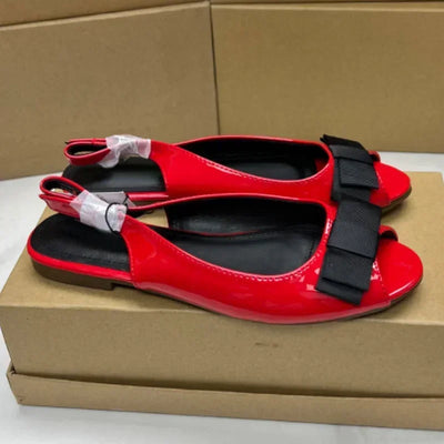 Fashion Shoes for Women 2025 Comfortable Shallow Female Footwear Peep Toe Slingbacks Back Strap Casual Slip on Ladies Flats