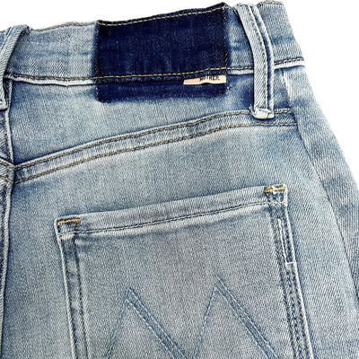 24 Spring/Summer New European and American High Waist Small O-cut Denim Pants for Women