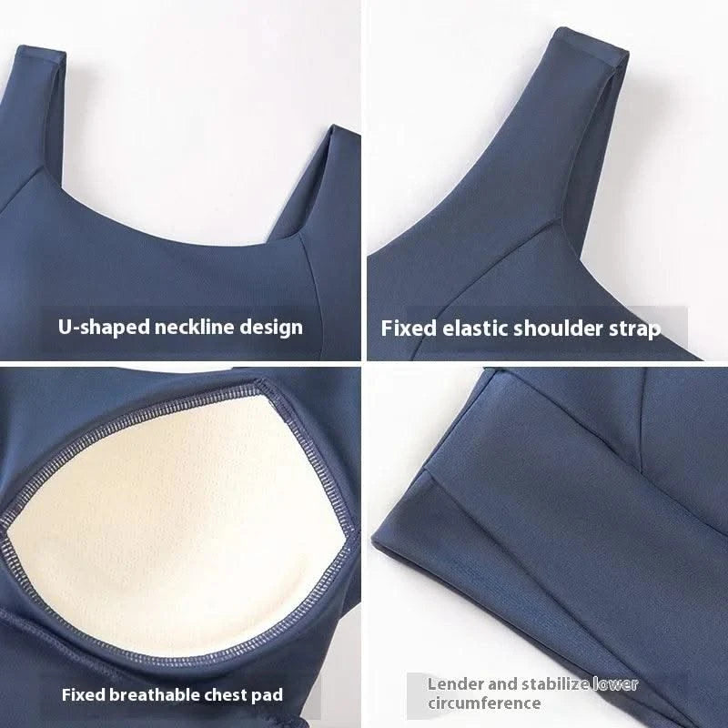 Sports Bra For Women No Underwire Padded High Support Workout Tank Tops