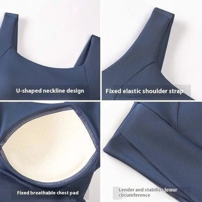 Sports Bra For Women No Underwire Padded High Support Workout Tank Tops