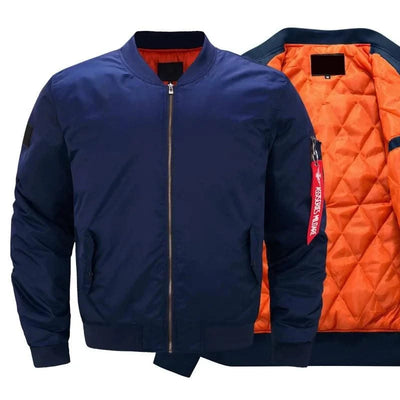 bomber jacket Bomber Jackets Men Casual Solid Zipper Pilot Jacket Green New Slim Fit Male Coats Mens Military New pilot Air men