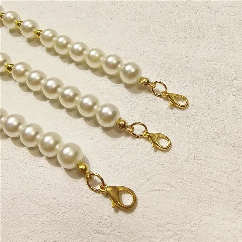 Pet Collar Adjustable Pearl Cat Collars Cute Rose Flower Kitten Puppy Necklace Pet Product Cat Dog Accessories