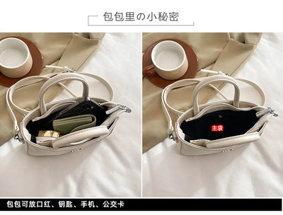 2025 New Women's Luxury Handbag Designer Small Square Purse Fashion Top Handle Crossbody Bag Elegant Shoulder Bag Trendy Clutch